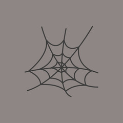 Cobweb or spiderweb clipart vector image