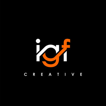 IGF Letter Initial Logo Design Template Vector Illustration