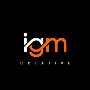 IGM Letter Initial Logo Design Template Vector Illustration