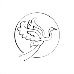 Bird Pen Ink Style M_2109001