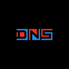 Dns word company logo design.