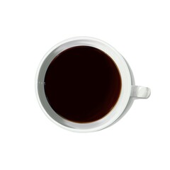 coffee cup isolated on white illustration 