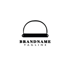 bonnet logo design template icon black isolated unique illustration