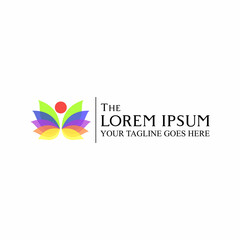 Simple and unique butterfly with transparent colors image graphic icon logo design abstract concept vector stock. Can be used as a symbol associated with animal or beauty