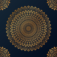 Luxury ornamental mandala design background