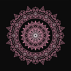 Naklejka premium decorative concept abstract mandala illustration