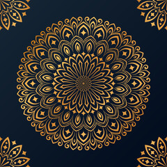 Luxury ornamental mandala design background
