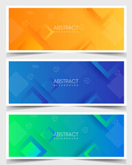 Fototapeta premium Trendy gradient flowing geometric abstract pattern background texture for poster flyer cover design UX UI website Minimal color gradient banner template Modern vector wave shape for brochure
