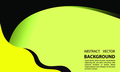 Abstract backgrounds are yellow and black. Liquid geometric abstract background design. Fluid vector gradient design for banners, post vector design eps 10