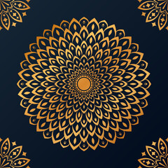 Luxury ornamental mandala design background