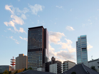 東京の空と街並み