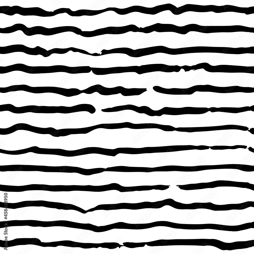 Poster grunge stripe seamless pattern. black and white. background for your design