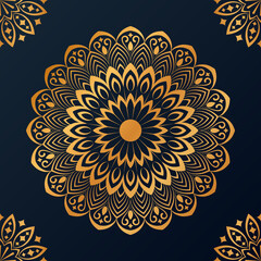 Luxury ornamental mandala design background