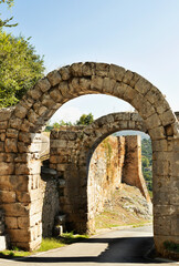 Casamari gate  in Ferentino , Italy