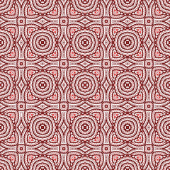 Abstract seamless pattern with various shapes. Geometric pattern for fabric. Textile background.