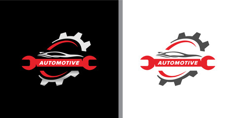 modern and elegant automotive logo set