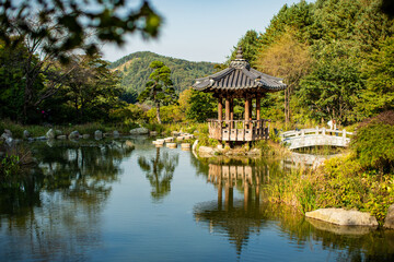 Korean traditional gazebo