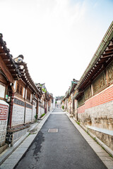 Fototapeta premium Hanok Village in Seoul, South Korea