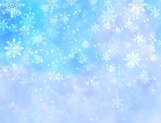 雪の結晶　背景壁紙