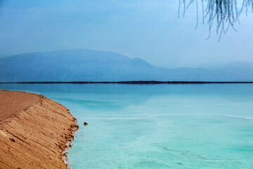 Dam at the Dead Sea, Israel