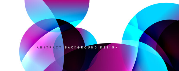Obraz premium Trendy simple fluid color gradient abstract background. Mixing of colors and lines. Vector Illustration For Wallpaper, Banner, Background, Landing Page