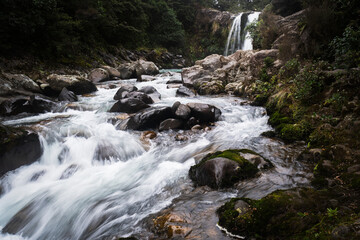Taranaki Falls in Tongariro National Park, New Zealand
