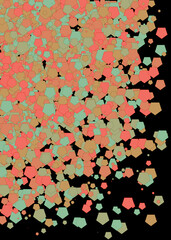 Colorful Universe Distribution Computational Generative Art background illustration