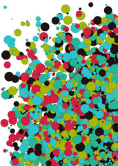 Colorful Universe Distribution Computational Generative Art background illustration