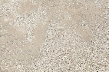 Bauschutt, Steinchen auf einem Schutthaufen