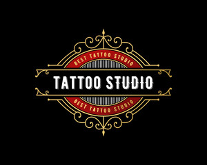 Vintage ornamental vector with floral ornament Suitable for whiskey, liquor, beer, brewery, wine, barber shop, coffee shop, tattoo studio, salon, boutique, hotel, shop signage engraving illustration