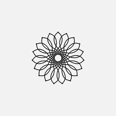  Simple Mandala Shapes for Coloring. Vector Mandala. Floral. Flowers. Oriental. Book Pages.

