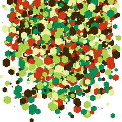 Colorful Universe Distribution Computational Generative Art background illustration