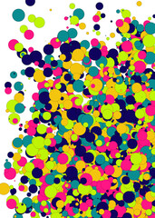 Colorful Universe Distribution Computational Generative Art background illustration