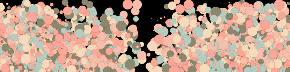 Colorful Universe Distribution Computational Generative Art background illustration