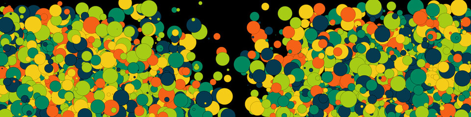 Colorful Universe Distribution Computational Generative Art background illustration