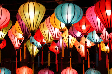 lanterns in the park