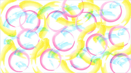 abstract colorful background with circles