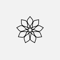 PriSimple Mandala Shapes for Coloring. Vector Mandala. Floral. Flowers. Oriental. Book Pages. Outlines.
