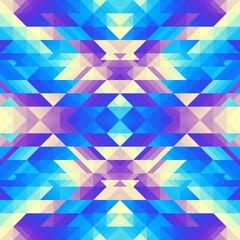 Fototapeta premium Seamless vector pattern background of a triangles.
