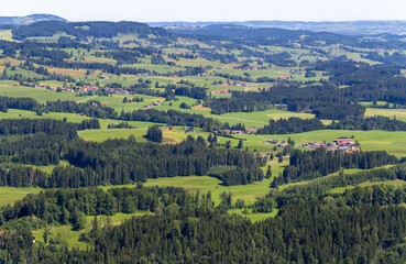 Allgaeu aerial view