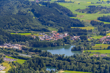 Allgaeu aerial view