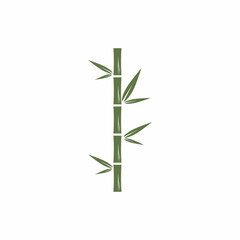 Fototapeta na wymiar Bamboo Logo Template vector icon illustration design