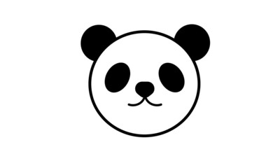 かわいいシンプルなパンダ © koharu586