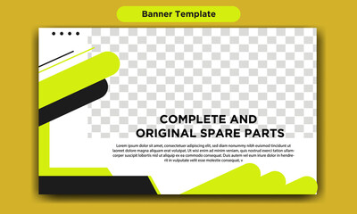 automotive workshop banner template design