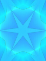 水色の幾何学背景イラスト