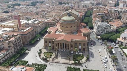 Foto op Plexiglas fotografia aerea di palermo in sicilia © Marco