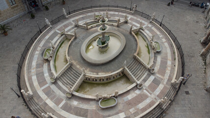 fotografia aerea di palermo in sicilia