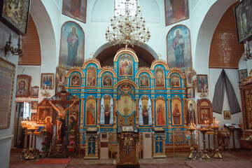 orthodox church with icons 