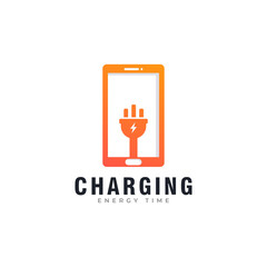 Charging Icon. Battery Fast Charge Logo Design Inspiration