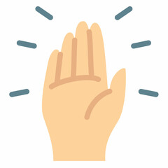 volunteer or volunteering help single isolated icon with flat style